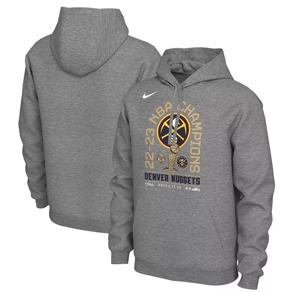 Nike Denver Nuggets 2023 NBA Finals Champions Pullover Hoodie - Size: XL